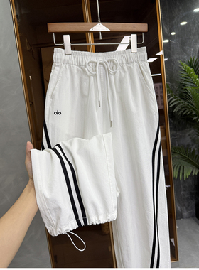 N货！怎么穿都好看！宽松松紧腰休闲工装束脚裤女     M022603~JS