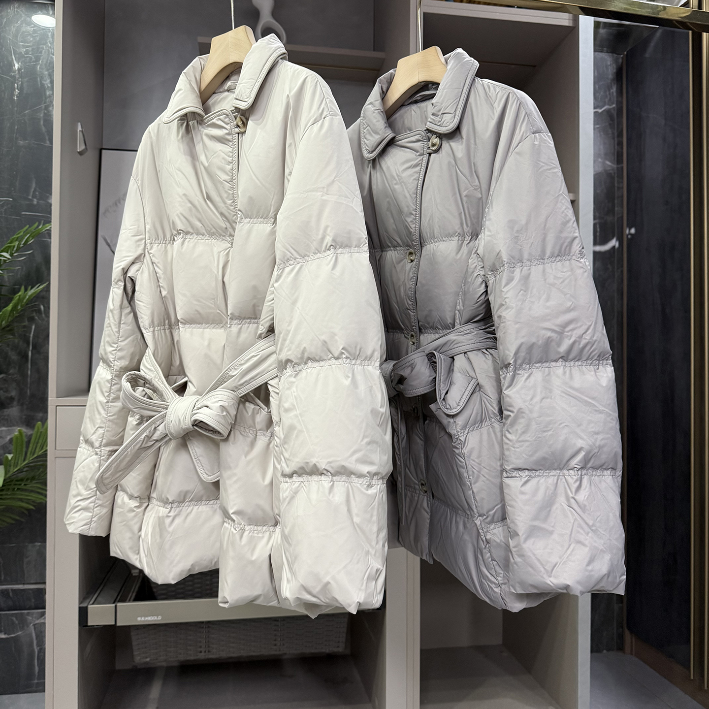 柜款！宽松翻领鹅绒羽绒服外套