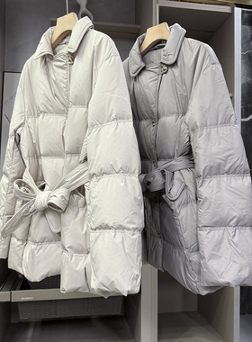 G上6K+！代厂柜款！宽松翻领鹅绒羽绒服外套女     621338~ZY