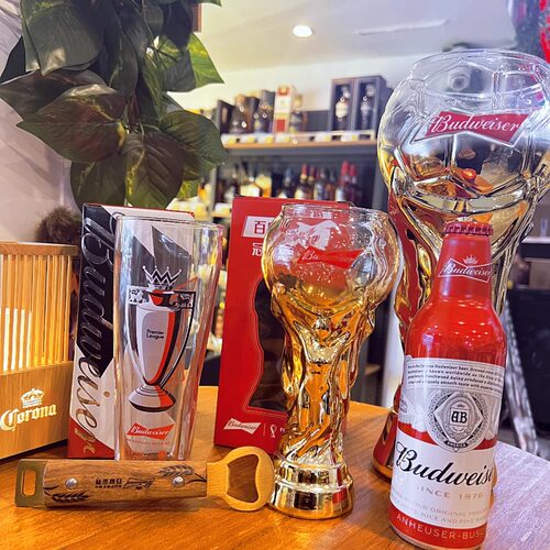 世界杯百威限量冠军杯大力神杯个性酒杯具酒吧装饰冷水杯2L500ml
