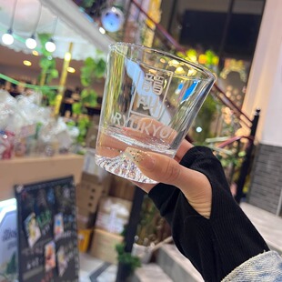 龍叫RYUKO烈洋酒闻香龙叫威士忌轻奢玻璃观雪山古风酒杯酒具水晶