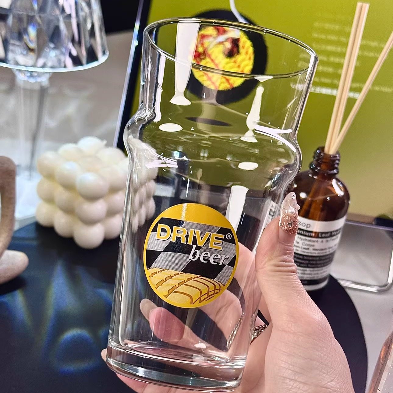 Drivebeer精酿啤酒玻璃英式品脱杯家用酒吧饮品扎啤酒杯具酒吧,餐饮具,啤酒杯,淘宝优惠券,粉丝福利购,淘宝优惠卷