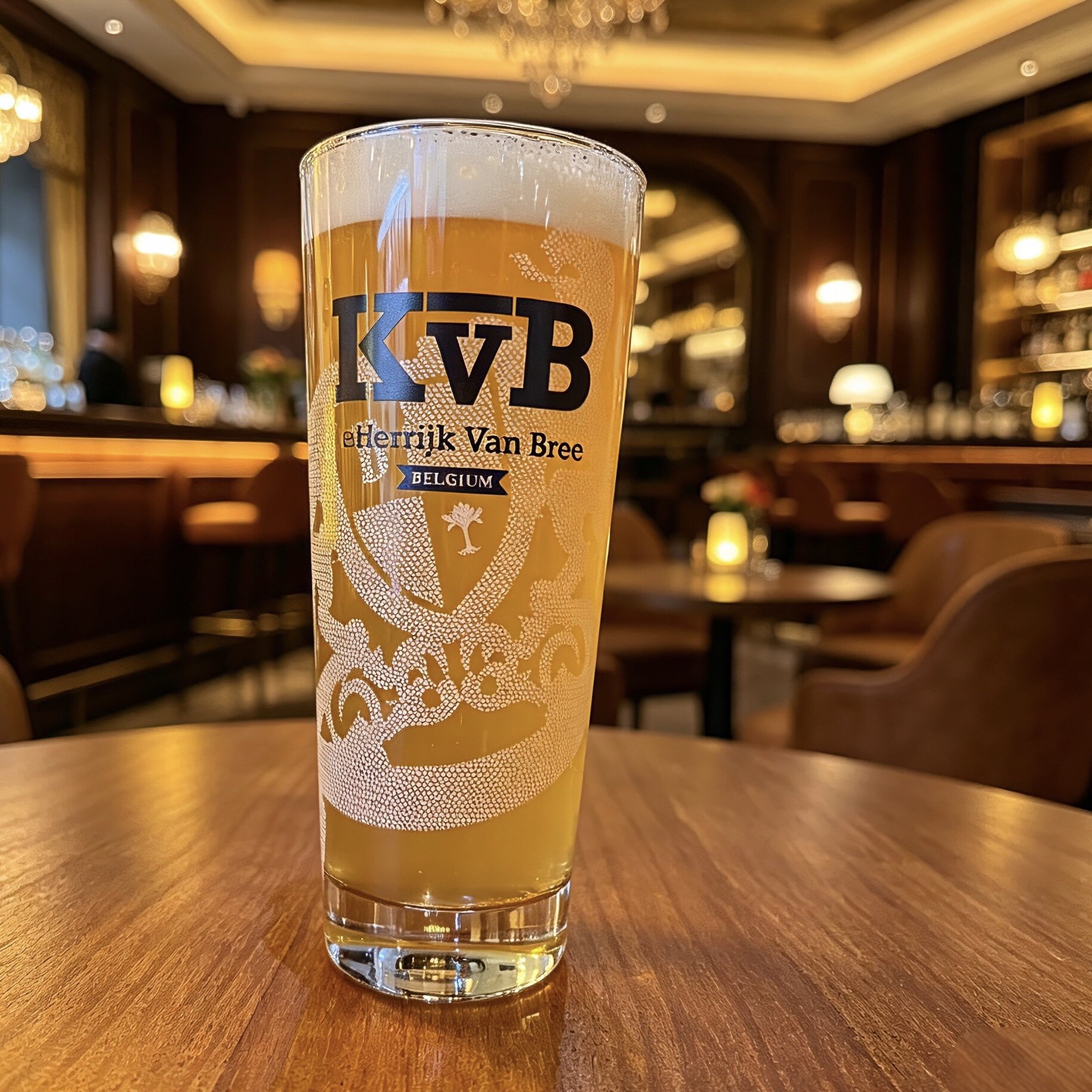 布雷帝国KVB精酿小麦白啤玻璃啤酒杯饮品水杯平底家商用酒吧500ml