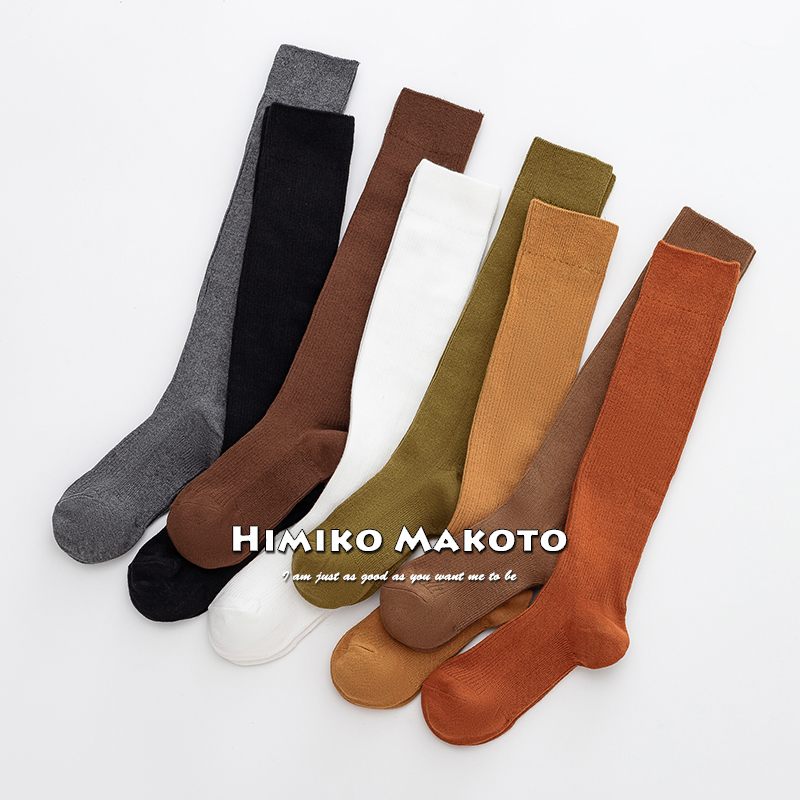 竖条压力小腿袜瘦腿塑形潮流街头