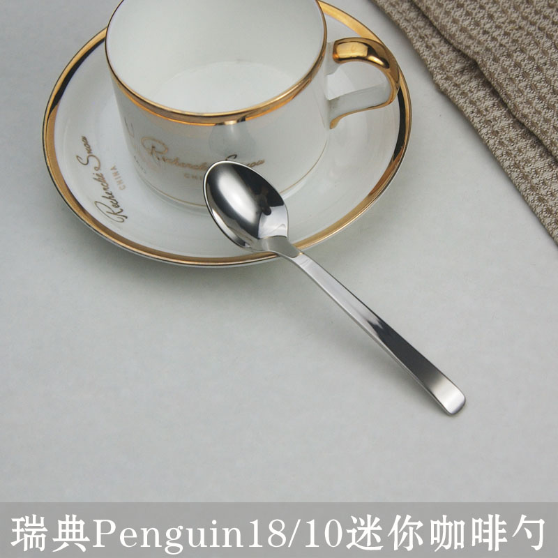 高端餐具 Penguin18/10不锈钢咖啡勺个性迷你小勺304儿童甜品勺|msdalam kategori pinggan mangkuk, kopi, sudu kopi - dari Buy2taobao.com untuk memberikan perkhidmatan ejen Taobao profesional membeli