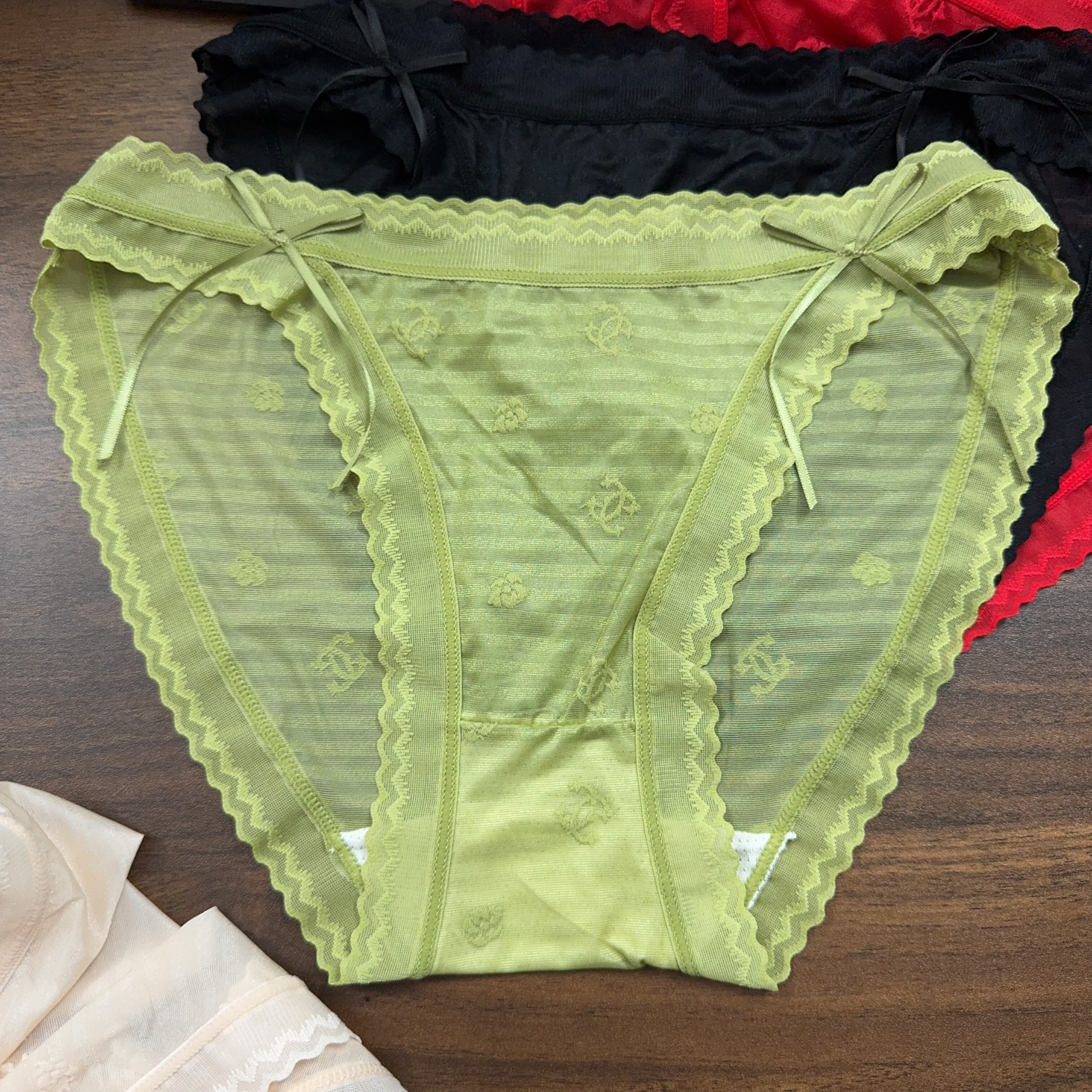 2026性感高开叉内裤女莫代尔无痕网纱蕾丝细带高弹中腰包臀底裤头,女士内衣/男士内衣/家居服,女三角裤,淘宝优惠券,粉丝福利购,淘宝优惠卷