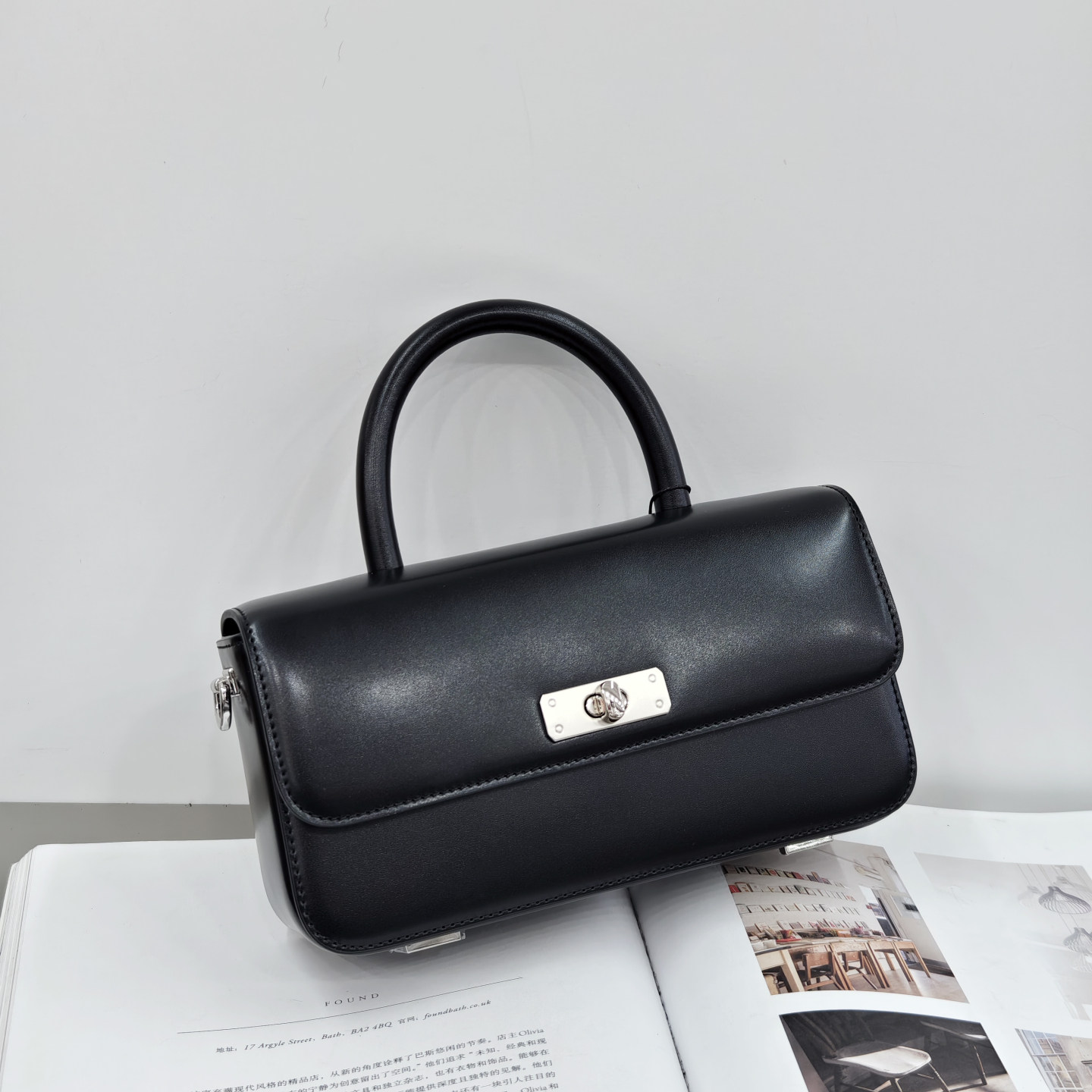 油蜡皮定型盒子手提包包女2025秋冬新款牛皮锁扣小方包时尚斜挎包,箱包皮具/热销女包/男包,小方包,淘宝优惠券,粉丝福利购,淘宝优惠卷