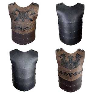 中世纪骑士服cosplay盔甲套装男款古罗马武士铠甲战袍万圣节服装