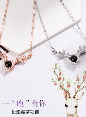 100种语言我爱你项链有你投影