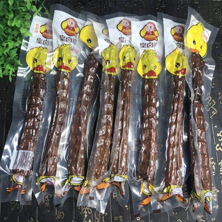 皇黄卤婆卤味风干手撕鸭脖吉林市老太太鸭肉辣味零食小吃休闲熟食