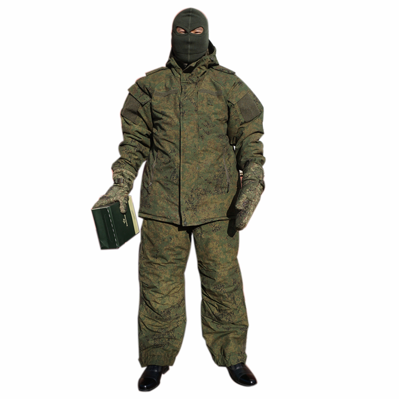 俄罗斯俄军迷公发棉服套装VKBO系统第8层抗零下四十度14条例防寒