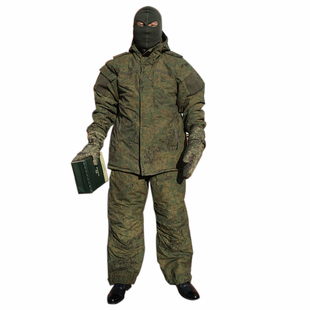 俄罗斯俄军迷公发棉服套装VKBO系统第8层抗零下四十度14条例防寒