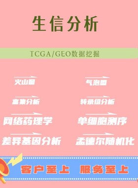 TCGA GEO GWAS数据库挖掘转录组分析
