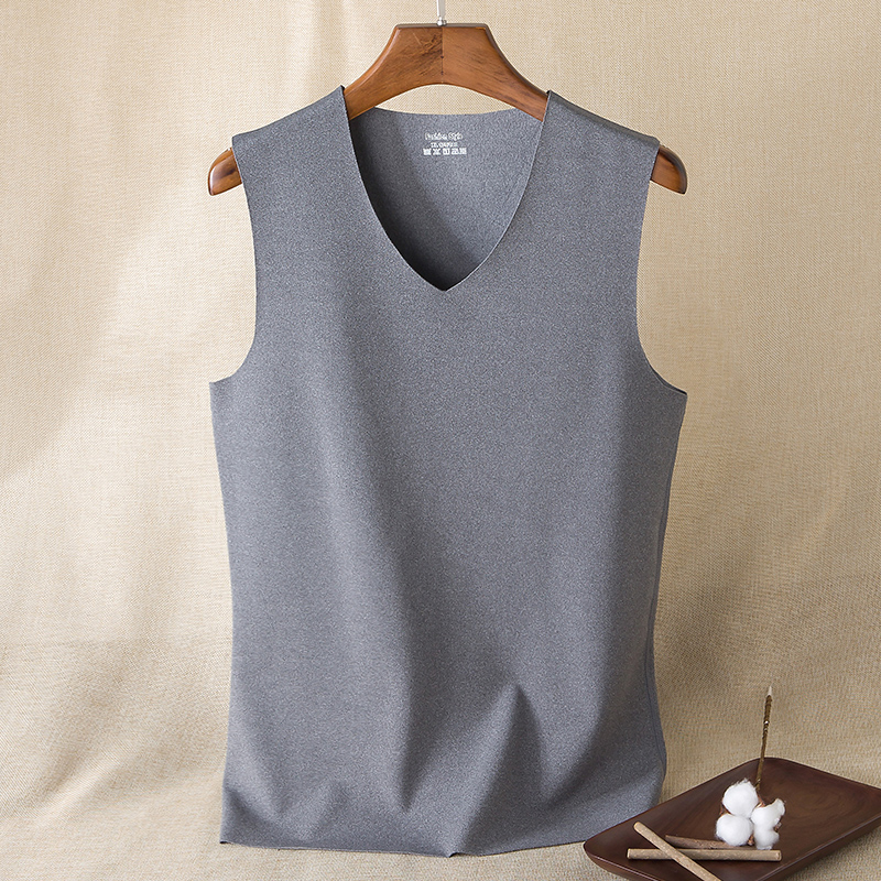 无痕保暖背心男加绒加厚秋冬季