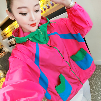 春秋网红小众撞色防晒设计感小众