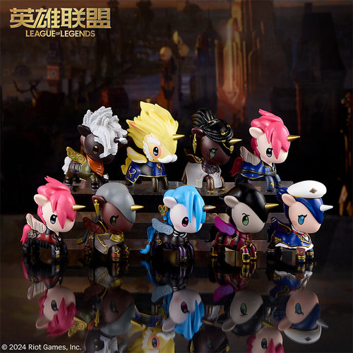 英雄联盟Tokidoki X 双城之战 联名手办盲盒Q版摆件游戏周边