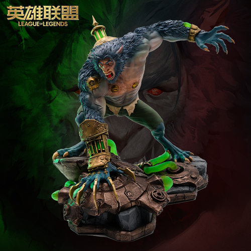 英雄联盟LOL双城之战 沃里克1/7雕塑游戏周边摆件手办
