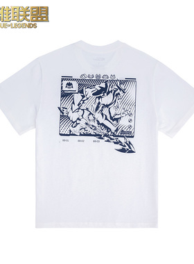 英雄联盟LOL 幻灵战队剑魔T恤白色短袖男女同款游戏周边