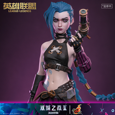【补款】英雄联盟 HotToys联名款1/6双城之战金克丝手办2款表情