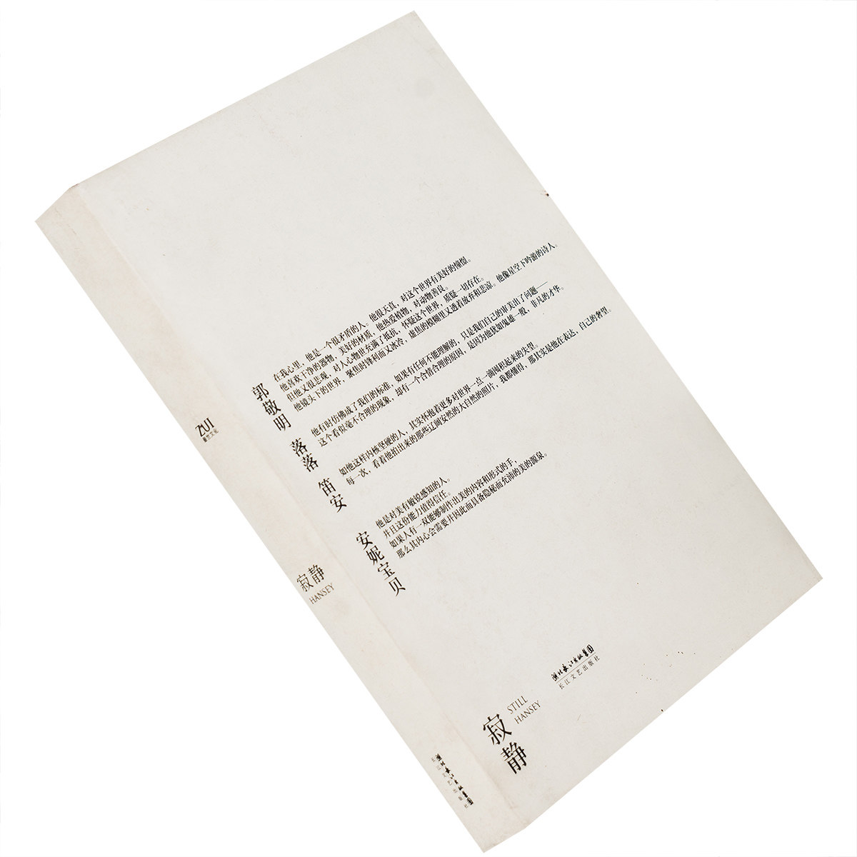 寂静 hansey 精装 摄影书籍 2011长江文艺版 老版书籍  正版