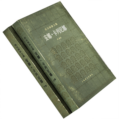 安娜卡列尼娜 上下全2册 列夫托尔斯泰文集草婴翻译上海译文老版