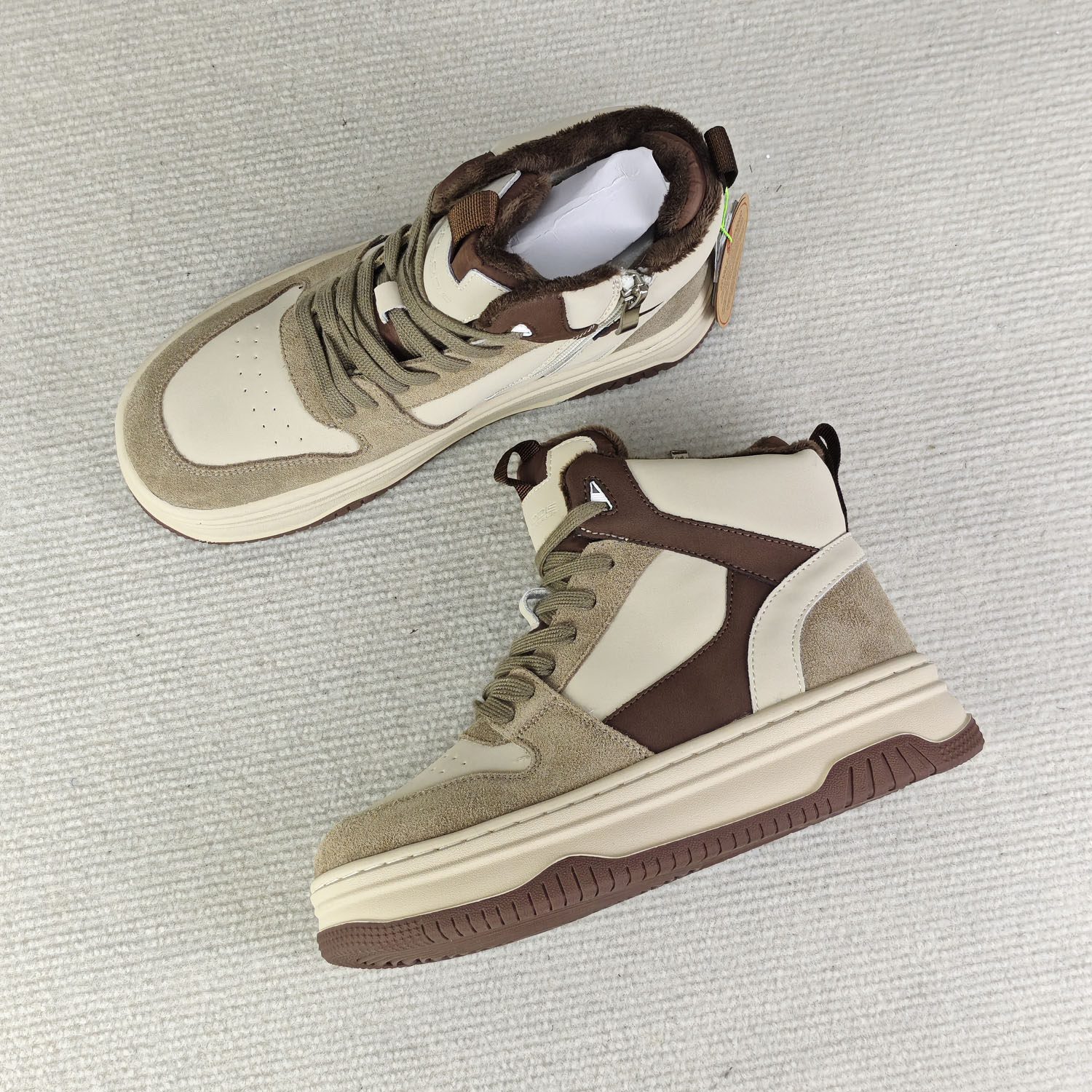 冬季真皮雪地靴羊毛保暖防滑厚底