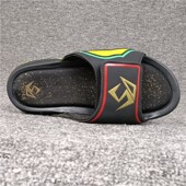 美国高端轻奢情侣魔术贴一字拖男女运动拖鞋 篮球拖鞋