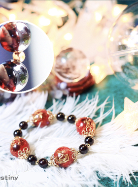 天然石榴石bestiny手串