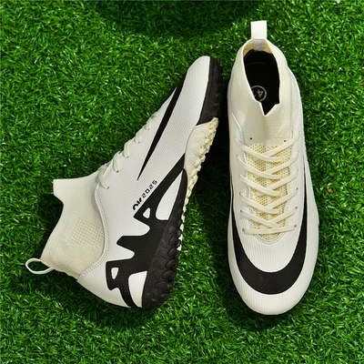 C罗刺客15青少年高帮比赛足球鞋