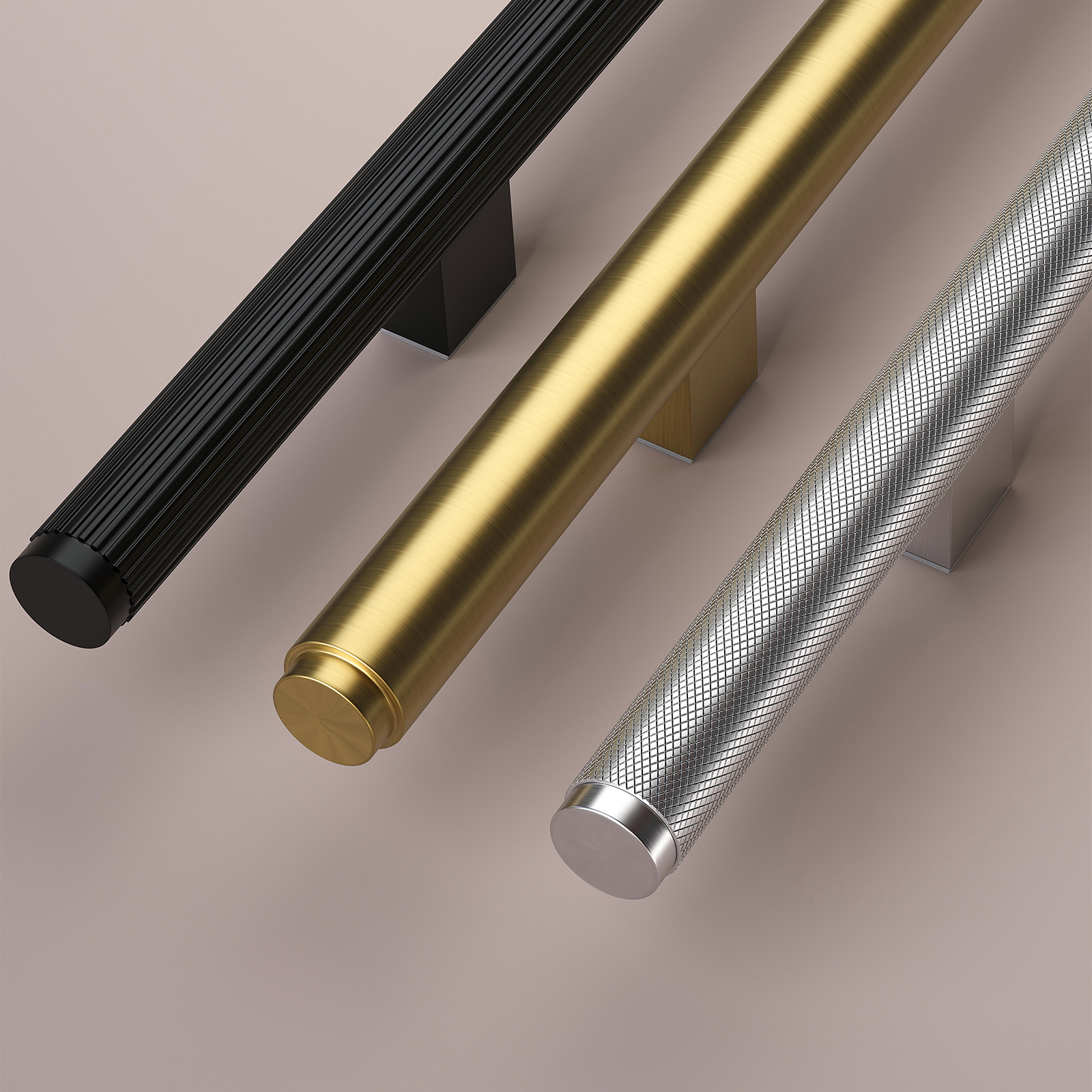 DUOERMA 拉丝金色有框玻璃门侧装黑色大门拉手酒店实木大门大把手