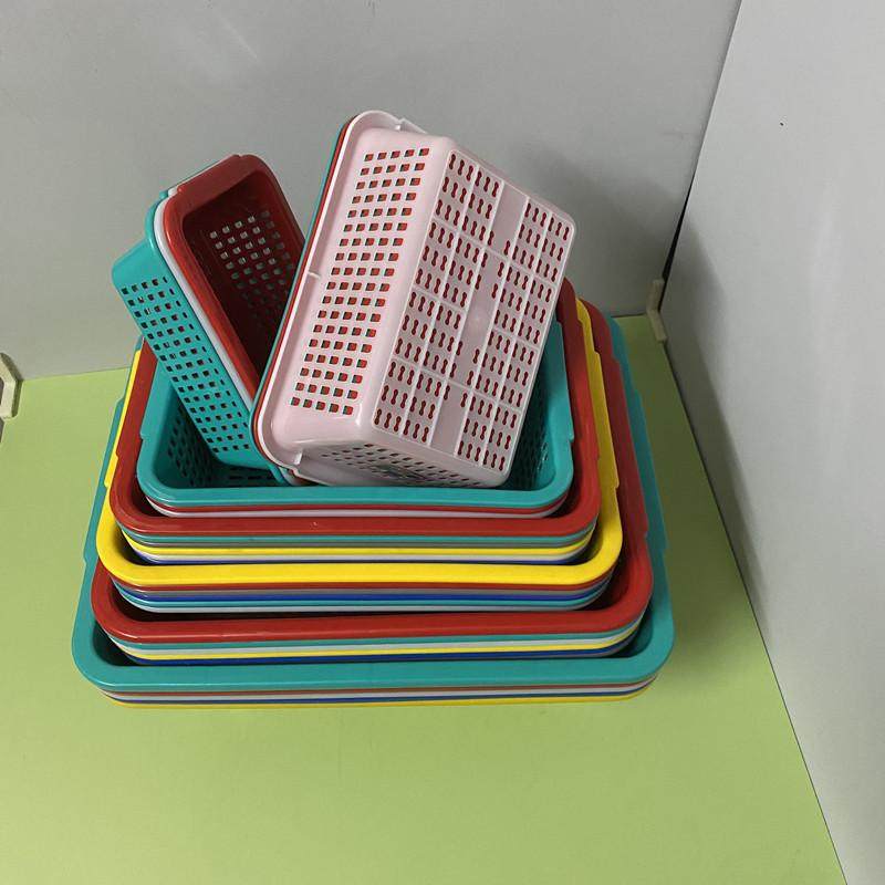 加厚塑料胶筛长方形收纳洗菜篮水果蔬菜篮厨房菜筐沥水漏水篮筲箕,收纳整理,其他收纳篮,淘宝优惠券,粉丝福利购,淘宝优惠卷