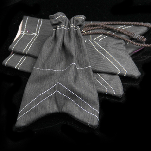 咸宝阁  老式旱烟袋旱烟斗烟具羊角袋子烟荷包烟袋子烟包