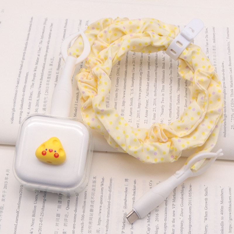 软硅胶17Pro数据线保护套16充电器40W插头壳15充电线苹果14缠绕绳