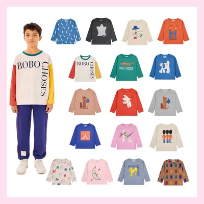 【清仓】秋冬BC长袖T恤男女儿童长袖卫衣打底衫T恤印花上衣
