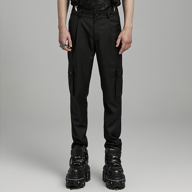 PUNKRAVE朋克英伦简约休闲男西裤