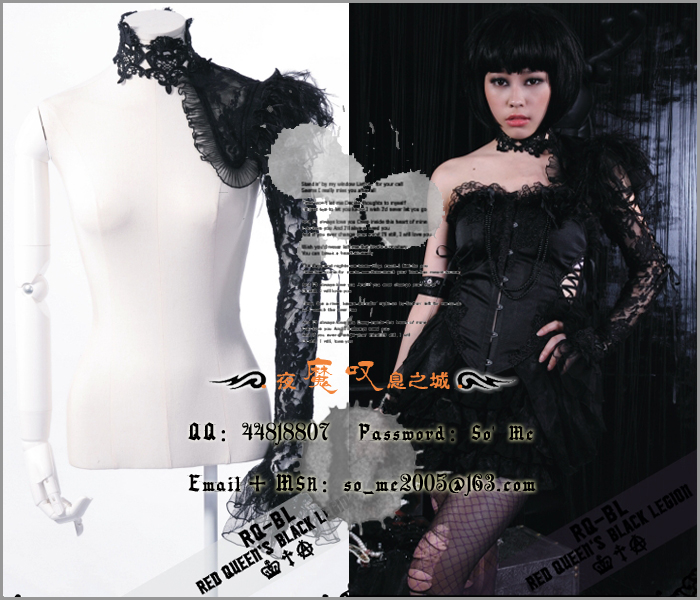魔叹哥德贵族维多利亚蕾丝披肩