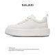 情人节限定 Salaxi 莎莱茜情侣板鞋 高级感厚底增高小白鞋 男女