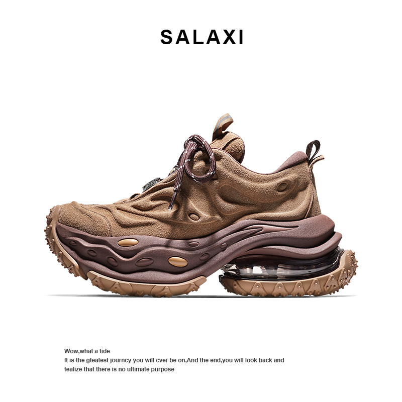 Salaxi/莎莱茜新款百搭时尚老爹鞋男女款潮流厚底气垫运动休闲鞋,流行男鞋,老爹鞋,淘宝优惠券,粉丝福利购,淘宝优惠卷