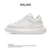 Salaxi 厚底增高小白鞋 莎莱茜2025年秋冬新款 男女百搭运动休闲鞋