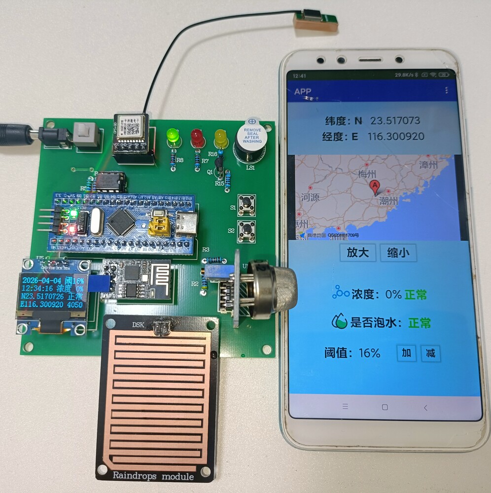 STM32F103C8T6单片机GPS定位