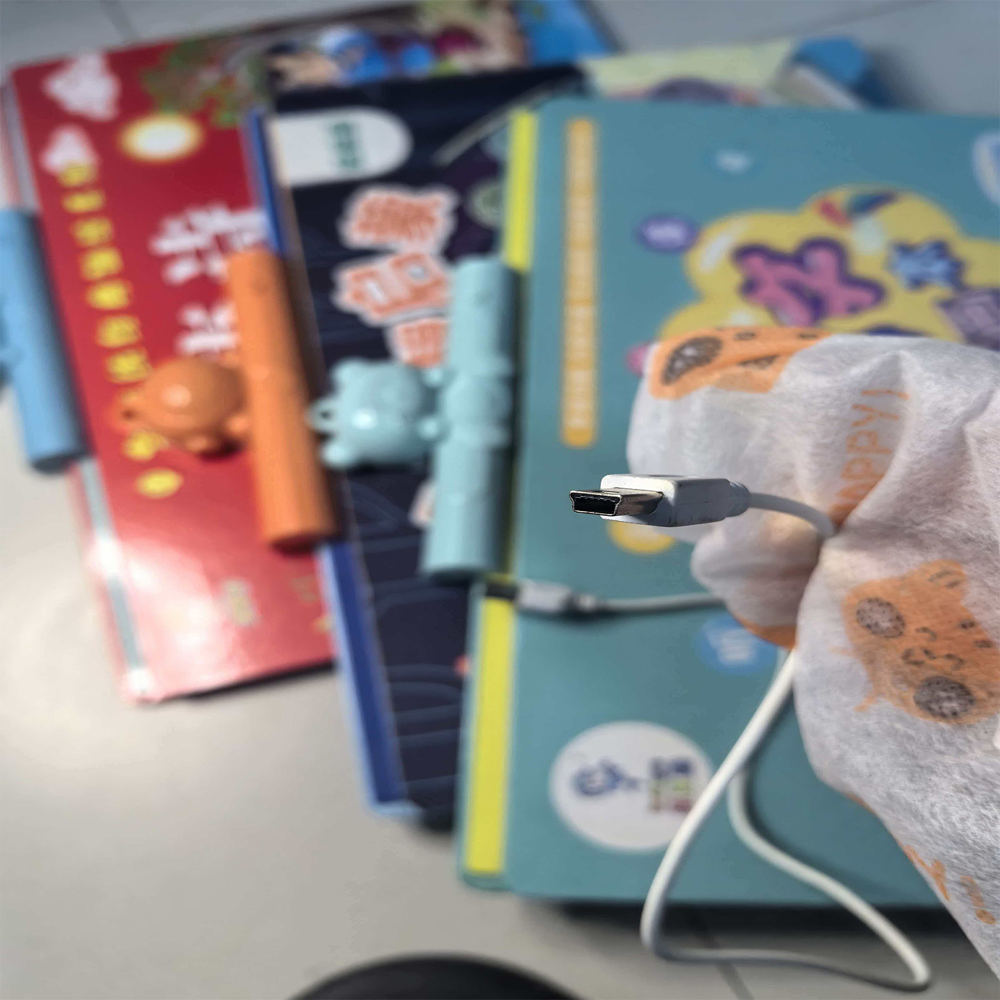 乐乐鱼专用多多仔有声挂图点读画本充电数据线mp3mp4老人机充电线