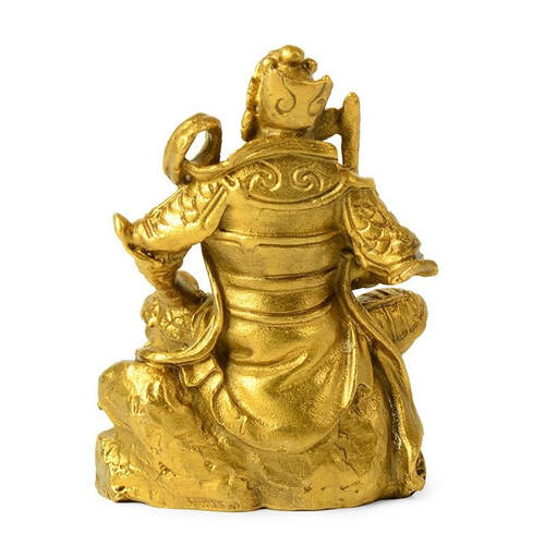 纯铜摆件家居装饰供奉玄武天大帝摆件送证书