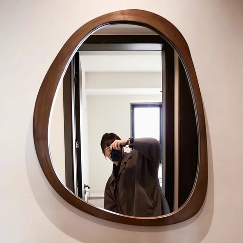 美式复古智能浴室镜壁挂中古风