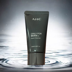 洁面洗面奶保湿 韩国AHC爱和纯男士 舒缓清洁50ml 清仓 6月到期特价