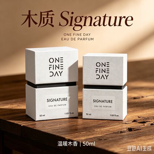 Signature木质淡香干净清冷木质调持久留香送男生女生百搭淡香水