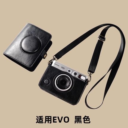 适用于富士instax Mini EVO保护套拍立得一次成像斜挎相机包富士