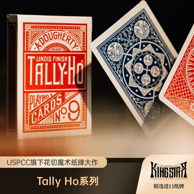TallyHo美国进口花切魔术纸牌Bicycle USPCC 新手练习扑克
