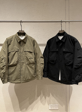 解构设计师款立体裁剪宽松廓形加厚夹棉翻领夹克棉服外套男58030