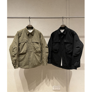 解构设计师款 立体裁剪宽松廓形加厚夹棉翻领夹克棉服外套男58030