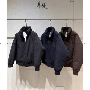 90白鸭绒立领羽绒服外套设计师解构线条老钱高级感石墨烯羽绒夹克